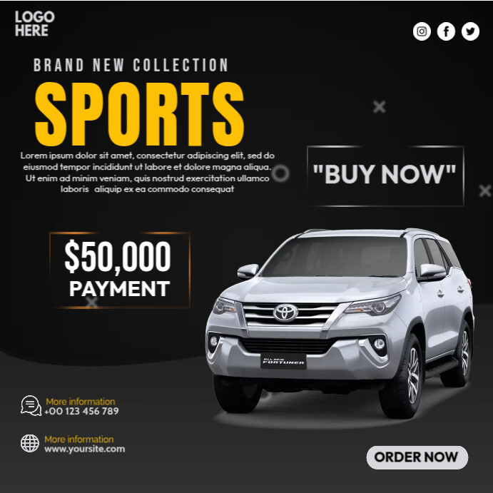 Brand New Car Sale Template PosterMyWall