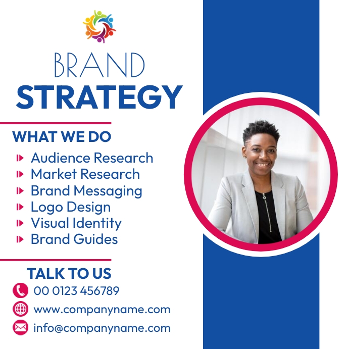 brand strategy ad flyer Template | PosterMyWall