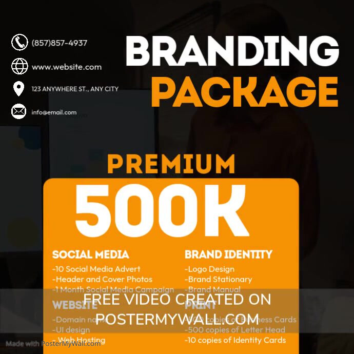 Branding Package Instagram Ad Template | PosterMyWall