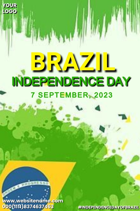 Copy of Brazil independence day templete | PosterMyWall