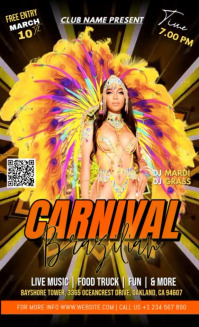 Brazilian Carnival Event US Legal Video template