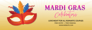 Brazilian Carnival Festival Twitter Header template
