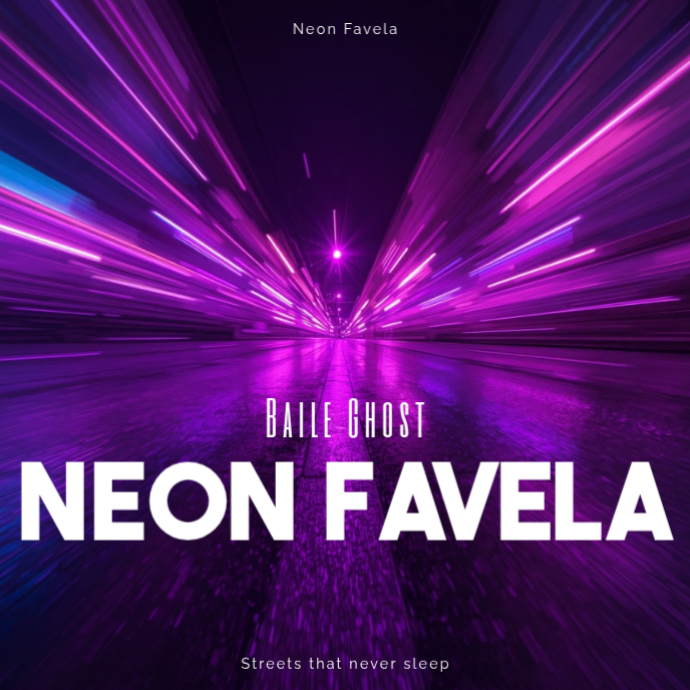 Neon Favela Album Cover Template | PosterMyWall
