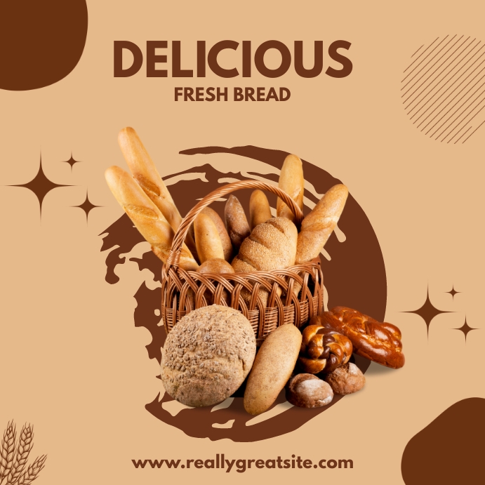 Bread and pastries templates | PosterMyWall