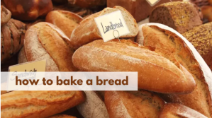 สีน้ำตาล Bread Bake Templates YouTube Thumbnail