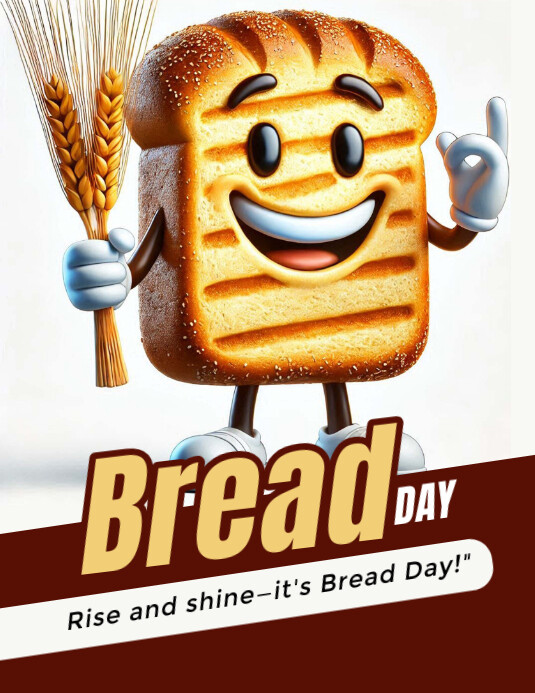 Bread Flyer (US Letter) template