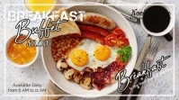 breakfast buffet template Tampilan Digital (16:9)