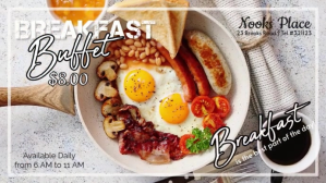 breakfast buffet template Digital Display (16:9)