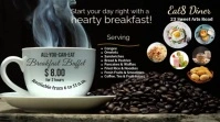 Breakfast buffet video template Ecrã digital (16:9)