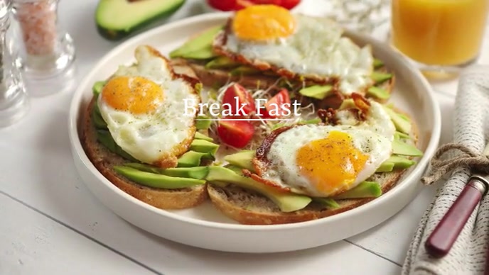 Breakfast Miniature YouTube template