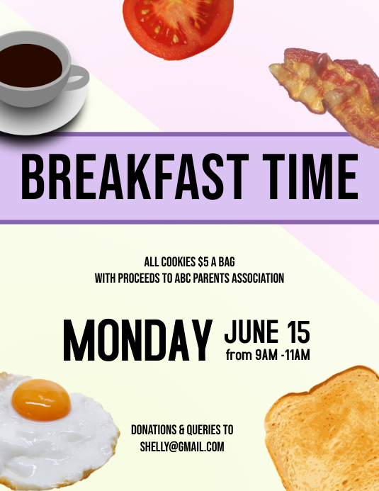 Breakfast Flyer Template PosterMyWall
