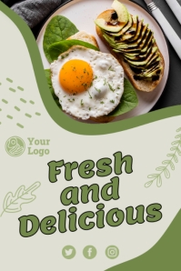 Breakfast Food Ads Template | PosterMyWall