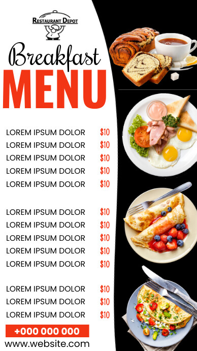 Breakfast Menu Template | PosterMyWall
