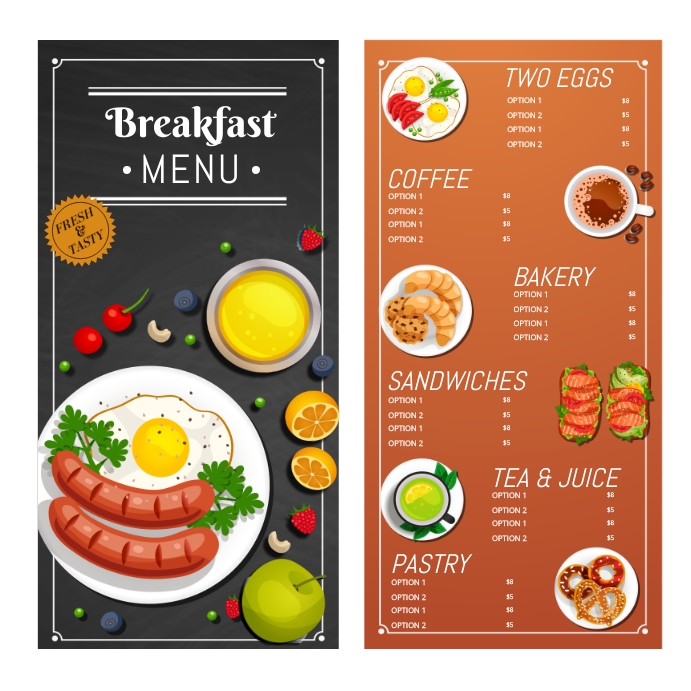 breakfast-menu-flyers-template-postermywall for Free Printable Breakfast Menu Templates Breakfast Menu Flyers Template | PosterMyWall for Free Printable Breakfast Menu Templates