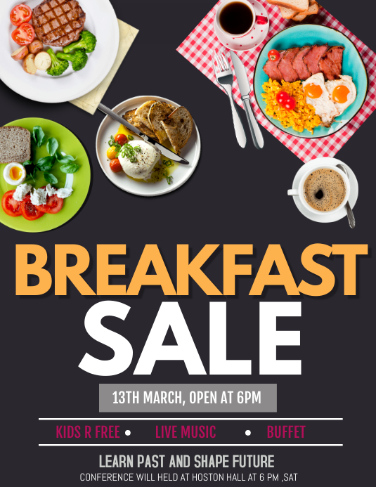 breakfast sale flyers Template PosterMyWall