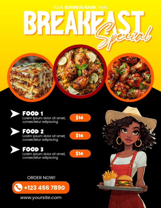 Breakfast Special Promotion Template | PosterMyWall