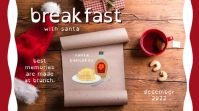Breakfast With Santa Twitter Post template