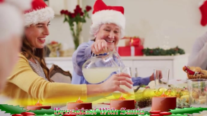 Grå Breakfast With Santa YouTube-miniature Template