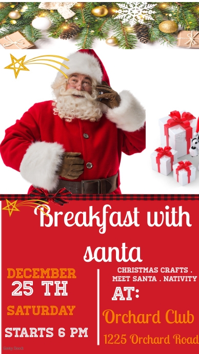 Breakfast With Santa Template PosterMyWall