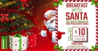 Breakfast With Santa Imagen Compartida en Facebook template