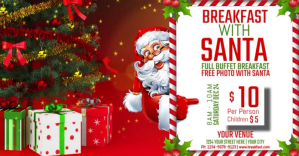 Breakfast With Santa Imagen Compartida en Facebook template