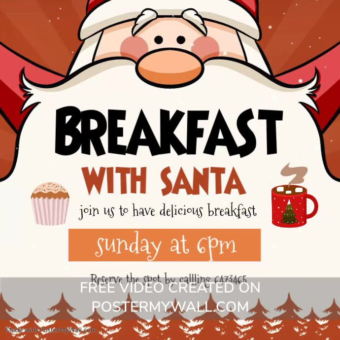 Breakfast With Santa Template PosterMyWall
