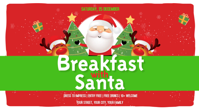 Breakfast With Santa Template PosterMyWall