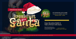 Breakfast with Santa Facebook Shared Image template