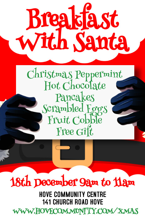 Breakfast with Santa Poster Template (1)