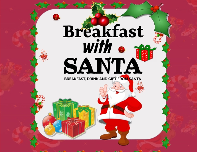 breakfasts with Santa Template | PosterMyWall