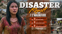 Breaking Disaster Report Video Thumbnail template