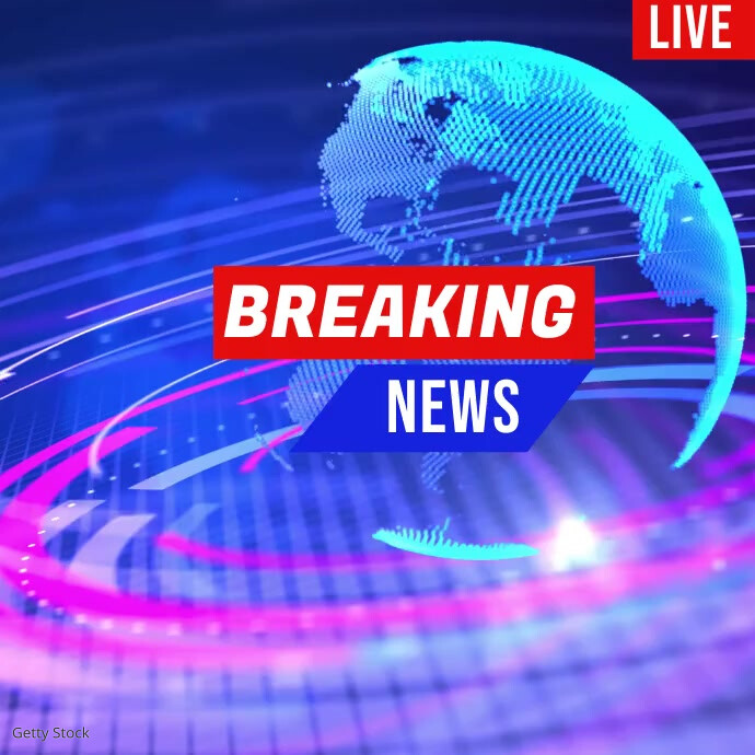Breaking news ad template PosterMyWall