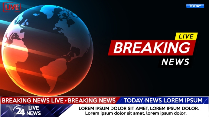 Breaking news Presentation (16:9) template
