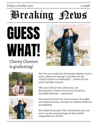 Breaking News Flyer (US Letter) template