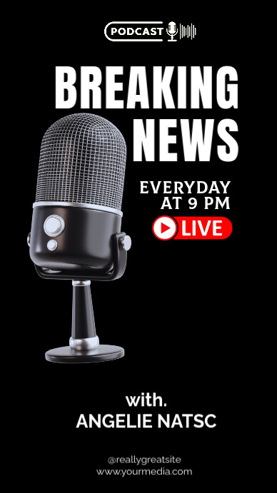 Breaking News Template PosterMyWall