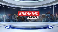 breaking news Presentation (16:9) template