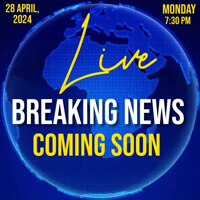 breaking news live Template | PosterMyWall