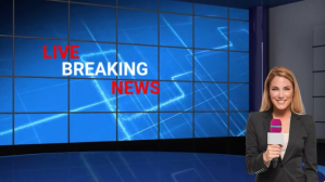 Blue Breaking News Live Youtube Thumbnail,reaking YouTube Thumbnail Template