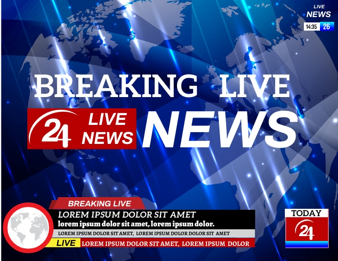 Breaking News Template Iflaya (Incwadi ye-US)