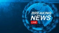 Breaking News Zoom Virtual Background Video Presentation (16:9) template