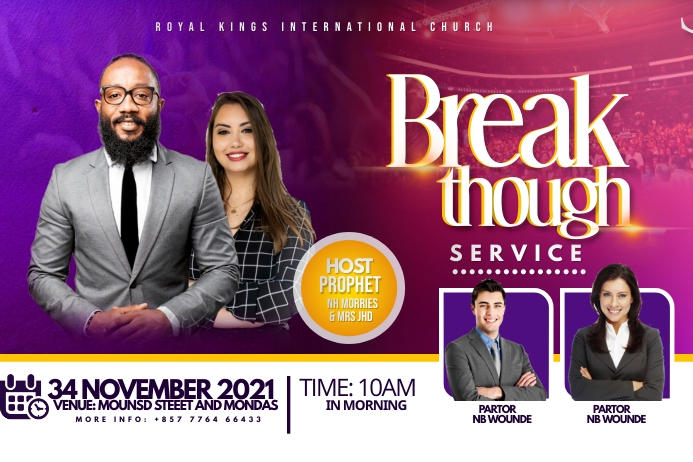 Copy of breakthrough | PosterMyWall