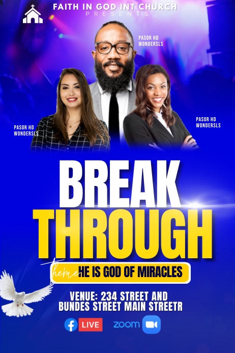 breakthrough Template | PosterMyWall