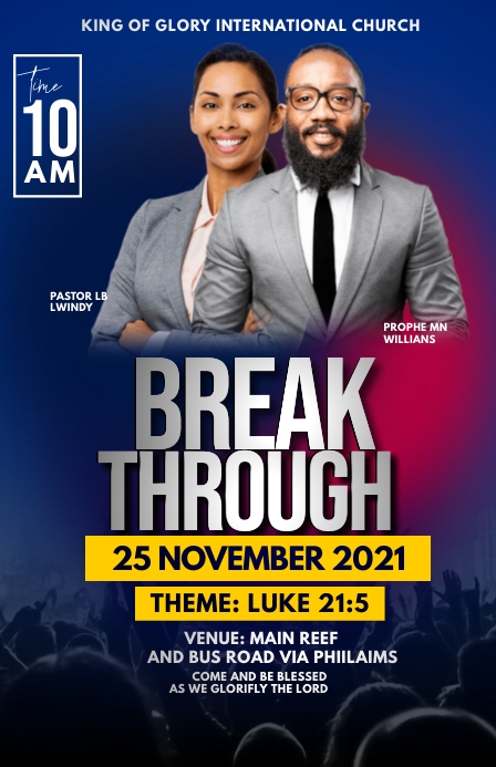 breakthrough Template | PosterMyWall