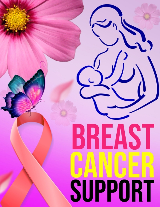 breast cancer ad design template | PosterMyWall