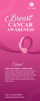Breast Cancer Awareness Banner 2X5 template