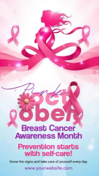 Breast Cancer Awareness Instagram Story template