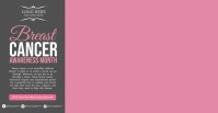 Breast Cancer Awareness Facebook Advertensie template