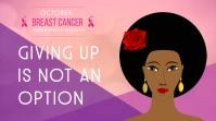 Breast Cancer Awareness Digital Display Templ template