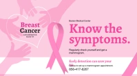 Breast Cancer Awareness Digital Display Templ Affichage numérique (16:9) template