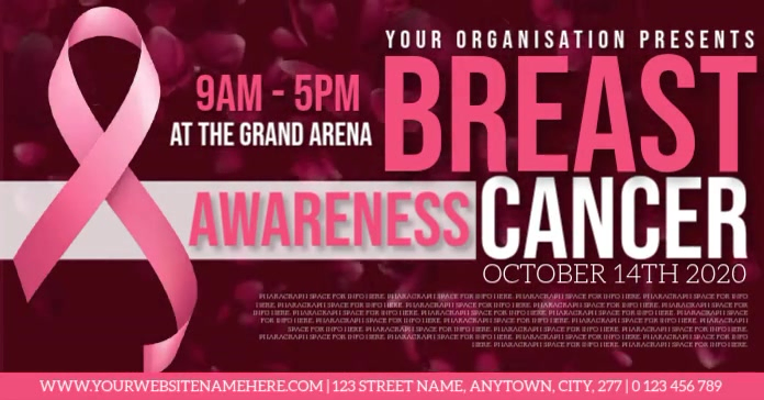 Breast Cancer Awareness Event Template | PosterMyWall